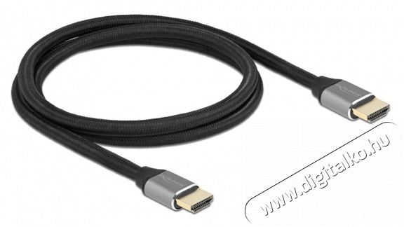 Delock 83995 1m Ultra nagy sebességű HDMI 48Gbps 8K 60Hz szürke kábel Tv kiegészítők - Kábel / csatlakozó - Hdmi kábel - 452933
