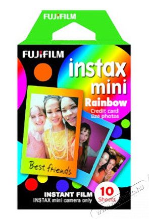 FujiFilm Fuji Instax mini film 10lap szivárvány Fotó-Videó kiegészítők - Kisméretű fotónyomtató - Fotópapír - 291315