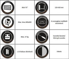 HARMANTRADE ML-P17M Tv kiegészítők - Fali tartó / konzol - Fali tv tartó - 1223