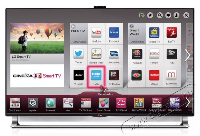 LG 65LA970V + LG G PAD tablet Televíziók - LED televízió - 1080p Full HD felbontású - 277992