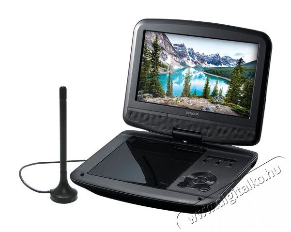 Sencor SPV 7926T hordozható DVD lejátszó DVB-T2 Tunerrel Audio-Video / Hifi / Multimédia - Hordozható CD / DVD / Multimédia készülék - Hordozható DVD lejátszó - 346066