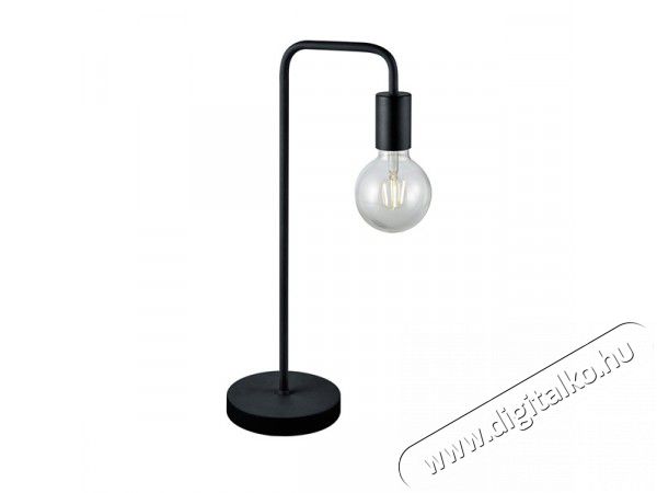TRIO 508000132 Diallo 42W E27 fekete asztali lámpatest Háztartás / Otthon / Kültér - Világítás / elektromosság - Asztali lámpa - 388532