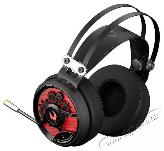 A4-Tech BloodyM660 Golden Sound Gamer headset - fekete-piros Audio-Video / Hifi / Multimédia - Fül és Fejhallgatók - Fejhallgató mikrofonnal / headset - 325819