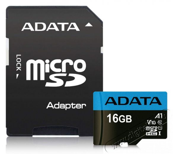 Adata 16GB Premier Class 10 UHS-I micro SD (AUSDH16GUICL10A1-RA1) memória kártya Memória kártya / Pendrive - MicroSD / MicroSDHC kártya - 342176