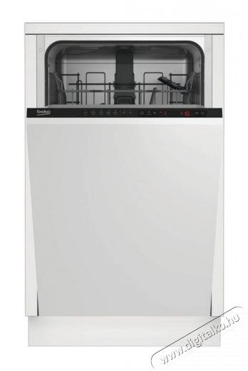 Beko DIS25010 beépíthető mosogatógép Konyhai termékek - Mosogatógép - Keskeny (45cm-ig) szabadonálló mosogatógép - 349971