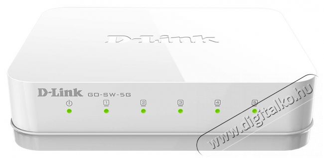 D-Link GO-SW-5G 5 port 10/100/1000MBPS COP gigabit switch Iroda és számítástechnika - Hálózat - Switch - 316773