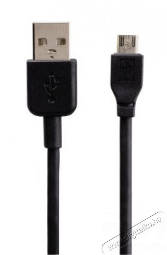 Hama Micro USB adatkábel, 1,5m, fekete - 123562 Fotó-Videó kiegészítők - Kábel - USB kábel - 288207