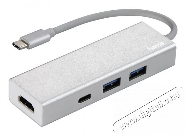 Hama USB 3.1 TYPE-C HUB (2 USB, 1 USB TYPE-C) +HDMI (135756) Iroda és számítástechnika - Notebook kiegészítő - USB hub / elosztó - 335589