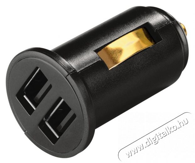 Hama szivargyújtó adapter USB Dual Piccolino 2400mAh (14138) Autóhifi / Autó felszerelés - Autós töltő / szivargyújtó adapter - 315328
