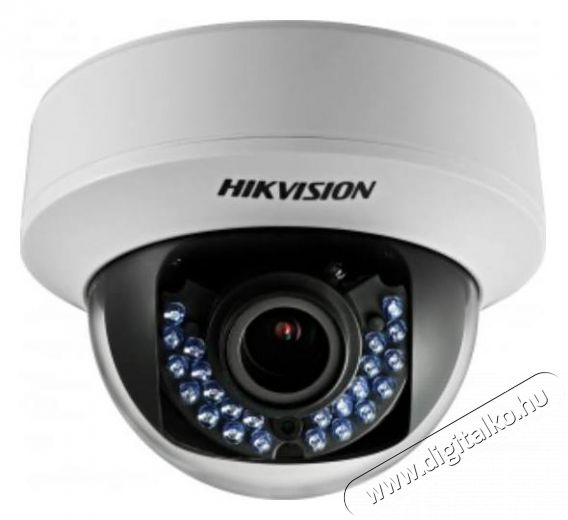 Hikvision DS-2CE56D1T-VFIRF (2.8-12mm) infrás Dome kamera Háztartás / Otthon / Kültér - Biztonságtechnika - Biztonsági kamera - 339068