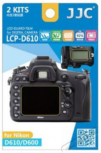 JJC LCP-D610 LCD kijelző védő fólia Fotó-Videó kiegészítők - Lcd védő - 278703