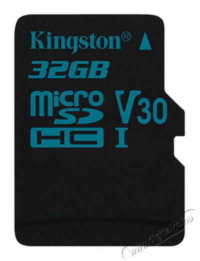 Kingston Canvas Go 32GB Class 10 UHS-I U3 micro SD (SDCG2/32GBSP) memória kártya Memória kártya / Pendrive - MicroSD / MicroSDHC kártya - 336591