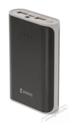 König KNPB7500BL Powerbank 7500mAh Mobil / Kommunikáció / Smart - Powerbank / Külső akkumulátor és töltő - 340763