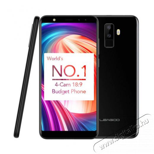 Leagoo M9 16GB Dual SIM okostelefon - fekete Mobil / Kommunikáció / Smart - Okostelefon - Android - 349887