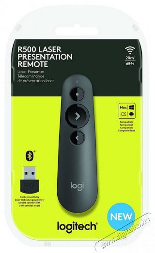 Logitech R500 wireless fekete presenter Iroda és számítástechnika - Egyéb számítástechnikai termék - 342683
