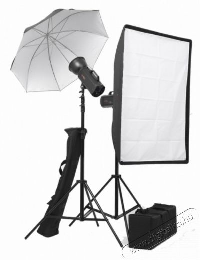 Mikrosat Digital 5R Kit (2x 500Ws) stúdió vaku Fotó-Videó kiegészítők - Vaku - Stúdió vaku - 290309