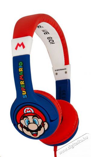 OTL Technologies SM0648 Super Mario gyermek fejhallgató Audio-Video / Hifi / Multimédia - Fül és Fejhallgatók - Fejhallgató - 354980