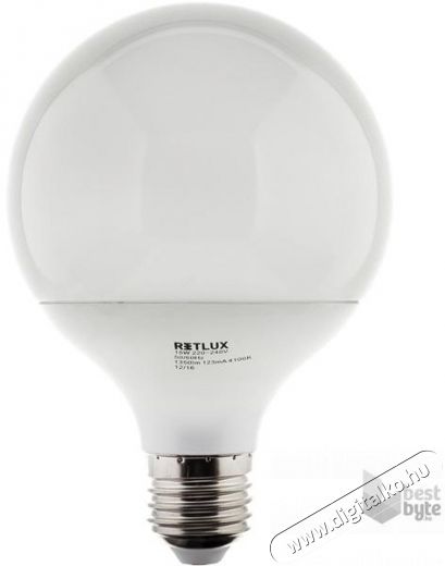 Retlux RLL 276 E27 15W 4100K gömb izzó - hideg fehér Egyéb - Nem forgalmazzuk ! - 318329