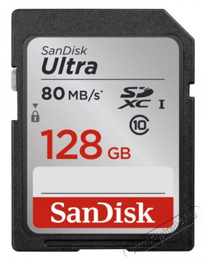 SanDisk SDXC 128GB Ultra Class UHS-I 10 80MB/s - 139769 Memória kártya / Pendrive - SD / SDHC / SDXC kártya - 297519