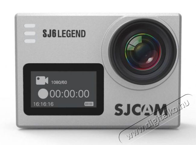 SJCAM SJ6 Legend akciókamera - ezüst Fényképezőgép / kamera - Sport kamera - 4K felbontású - 336491