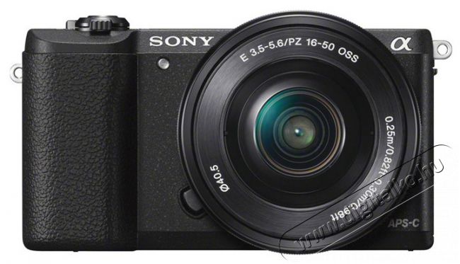 SONY Alpha 5100 + 16-50mm Kit - fekete Fényképezőgép / kamera - MILC cserélhető objektíves kompakt fényképezőgép
