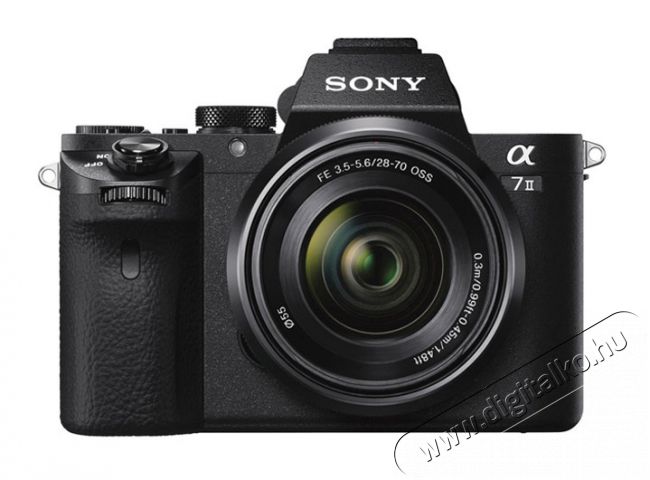 SONY Alpha 7 II + 28-70mm Kit - fekete Fényképezőgép / kamera - MILC cserélhető objektíves kompakt fényképezőgép - 283147
