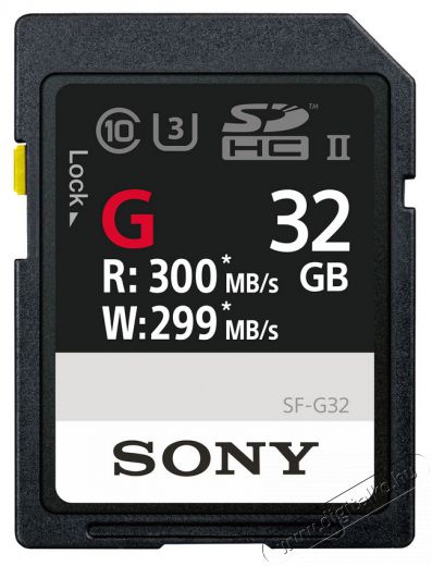 SONY SDXC 32GB Class10 UHS-II (SF32G) memóriakártya Memória kártya / Pendrive - SD / SDHC / SDXC kártya - 320655