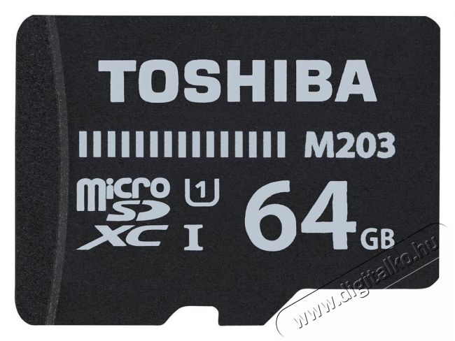 Toshiba M203 64GB micro SD (THN-M203K0640EA) memória kártya Memória kártya / Pendrive - MicroSD / MicroSDHC kártya - 341535