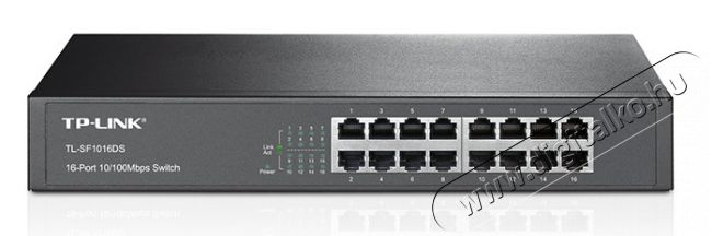 TP-LINK TL-SF1016DS 16port 10/100Mbps LAN nem menedzselhető asztali/rack Switch Iroda és számítástechnika - Hálózat - Switch - 313230