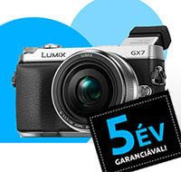 Panasonic Lumix G fényképezőgépek most 5 év garanciával!