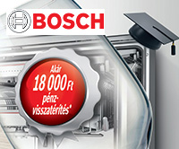 Bosch mosogatógépet most ajándék áramfogyasztással vásárolhat!