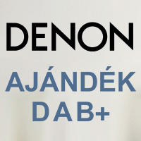 DAB+ digitális rádió funkció ajándékba a Denonnál!