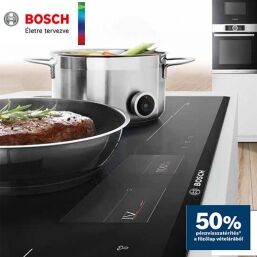 A tökéletes konyha titka? Bosch indukciós főzőlap most féláron - beépíthető szett vásárlása esetén!