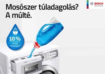 Bosch i-DOS mosógépek 10% kedvezménnyel!