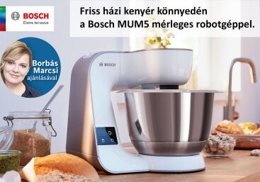 Kenyérsütés otthon és élelmiszerek frissen tartása Bosch kiskészülékek segítségével!