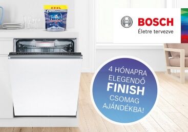 Ki mosogasson ebéd után? Van egy ragyogó tippünk: a Bosch és Finish párosa!