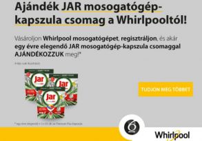 Makulátlanul tiszta edények és garantált ajándék a Whirlpooltól!
