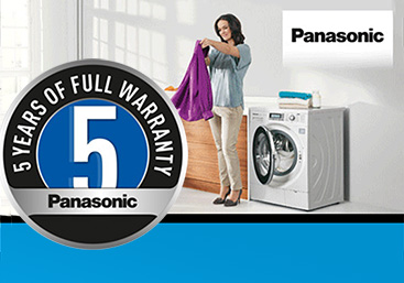 Meghosszabbítva! Panasonic mosógépek és hűtőszekrények 2 év helyett 5 év garanciával!