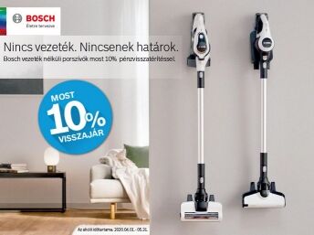 Nincs vezeték, nincsenek határok a Bosch vezetéknélküli porszívóival!