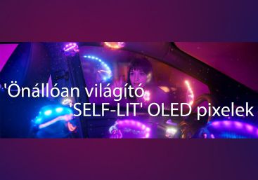 Önállóan világító 'SELF-LIT' pixelek!