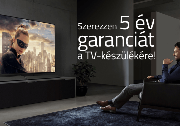 Szerezzen most 5 év garanciát Panasonic televíziókra!