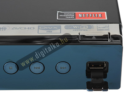 Előlapi USB csatlakozó