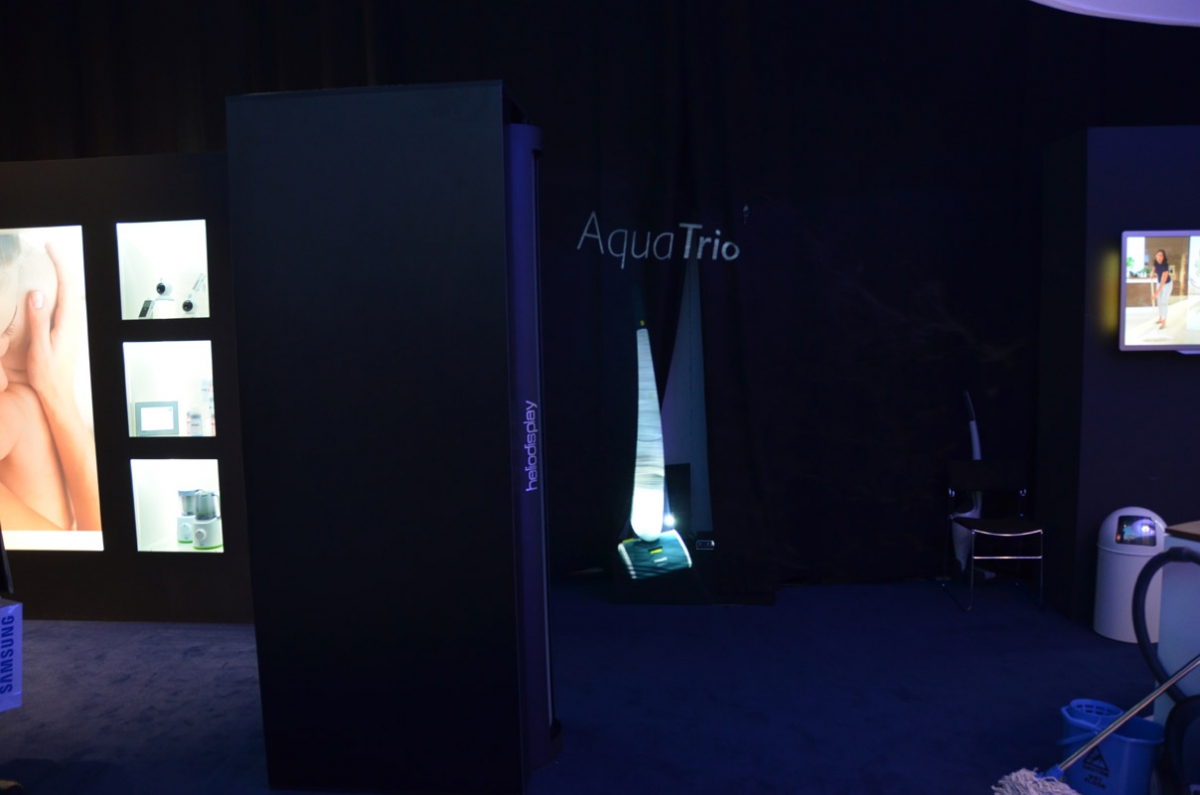 Füstbe vetített mozgókép design