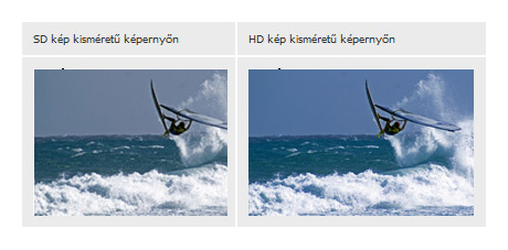 Kisméretű képernyőn