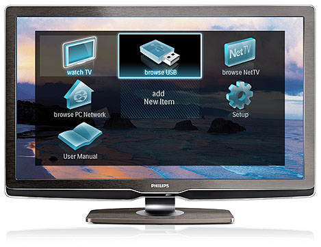 Philips One UX menürendszer