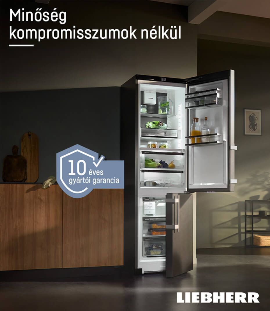 Liebherr háztartási termékek 10 év garanciával!