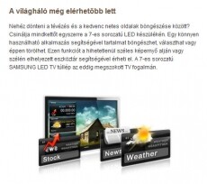 SAMSUNG UE40B7000WW Televíziók - LCD televízió - 550