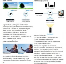 SAMSUNG BD-P4600 Audio-Video / Hifi / Multimédia - CD / DVD / Blu-Ray / Multimédia készülék - Blu-ray lejátszó - 562