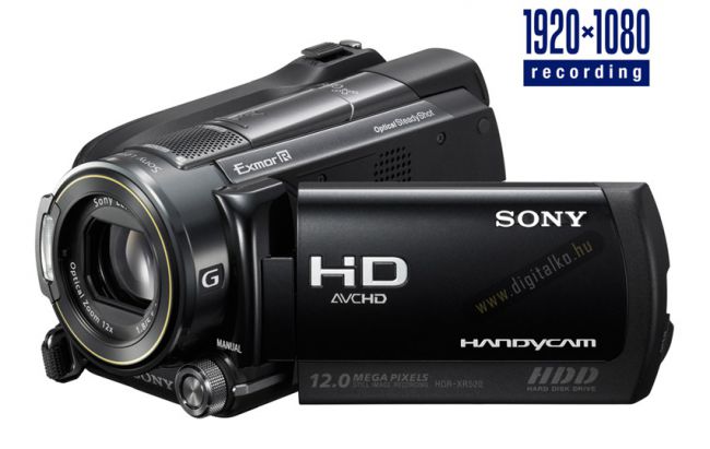 SONY HDR-XR520VE Fényképezőgép / kamera - HDD / mem.kártya kamera - 730