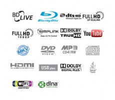 LG BD-390 Audio-Video / Hifi / Multimédia - CD / DVD / Blu-Ray / Multimédia készülék - Blu-ray lejátszó - 816